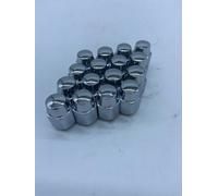 Set Da 16 Dadi Ruota Cromati 1/2-20 Conico Acorn Per Golf Cart Apex