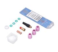 Set da 17 Pezzi Accessori per Torcia Tig Set da 17 Pezzi Accessori per Torcia Tig Vetro Ugello per Saldatrice