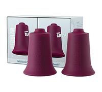 Set da 2 BellaBambi Maxi duo coppette per cupping | silicone delicato sulla pelle | Intensità leggera per benessere & massaggi contro lievi tensioni | Per schiena, glutei, addome | REGULAR - mora