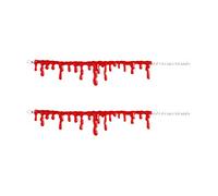 Set Da 2 Braccialetti Gocce Di Sangue per Adulto