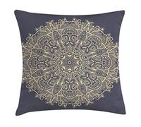 Set da 2 Federe Cuscini Mandala Style Flower Mystery Deep Active Love Sun Moon Sign Art Design Comode Federe per Cuscino Traspirante Fodera per Cuscino per Interni Divano Letto 45X45Cm