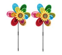 Set da 2 girandole a vento Giocattoli per bambini 100 g Multicolore 2 pz.