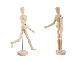 Set da 2 manichini da disegno da 30 cm Manichino artistico snodabile 200 g