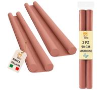 Set da 2 Paraspifferi per Porta 90 cm Marrone - Doppia Guarnizione Isolante per Ridurre Spifferi, Rumore e Freddo, Facile da Installare, Adatto a Porte fino a 5 cm, Ideale per il Risparmio Energetico