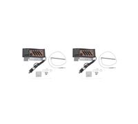 Set da 2 pezzi, 1 pezzo, Folk Guitar Pickup EQ equalizzatore Pre Amp Piezo Tuner Complete EQ-7545R