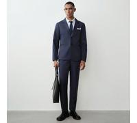 Set da 2 pezzi di abito grigio da uomo, abito casual da uomo blu, abiti da uomo slim fit, abito da uomo da 2 pezzi, abito da sposo da uomo, abito formale da uomo, cerimonia L,M,S,XL,XXLColore unicoTes