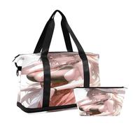 Set da 2 pezzi di borsa da palestra rossa sexy Cheongsam Anime borsa da palestra borsa da viaggio con articoli da toeletta