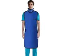 Set Da 2 Pezzi Grembiule In Piombo Adulti Resistente Alle Radiazioni Ai Raggi X Con Collo A Scudo Tiroideo Per Piombo Per Sala TC Laboratorio,Dental Radiografia Medical Large 0.35mmpb,M(100CM)