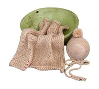 Set da 2 pezzi per fotografia infantile, turbante e avvolgente, per studio fotografico, per bambini, accessori fotografici