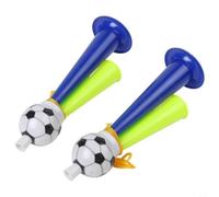 Set da 2 pezzi Sport Fanfare | Clacson a tromba, per partite di calcio, feste ed eventi, in plastica, colori casuali