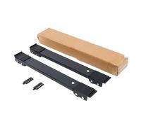 Set da 2 pezzi Supporto base for lavatrice for frigorifero 24 ruote universali Strumenti for spostamento di mobili regolabili for carico forte(Black)