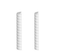 Set da 2 protezioni in plastica per tronchi - Fasciature regolabili in 2 misure, protezione per la corteccia delle piante da giardino, barriera fisica contro il contatto con la fauna selvatica e i dan