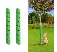 Set da 2 protezioni in plastica per tronchi - Fasciature regolabili in 2 misure, protezione per la corteccia delle piante da giardino, barriera fisica contro il contatto con la fauna selvatica e i dan