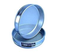 Set da 2 set di setacci da laboratorio in acciaio inossidabile da 20 cm, 10-200 mesh
