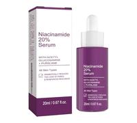Set da 2 sieri viso all'essenza di niacinamide, illuminante, antirughe, a riduzione macchie, cura della pelle per minimizzare i pori e tonificare l'elasticità cutanea, adatto a tutti i tipi di pelle