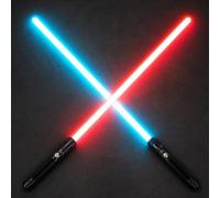 Set da 2 Spada Laser, Spada Laser 2 in 1 per Bambini, Rgb con 16 Colori