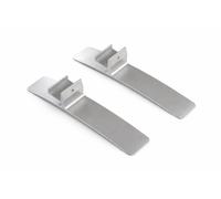 Set da 2 supporti pavimento per pannello infrarossi alluminio fino a 22 mm