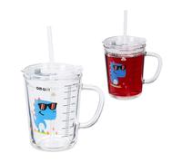 Set da 2 tazze per bambini 400 ml Lavabile Tazze per bambini con dinosauro