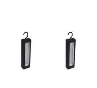 Set da 2 Torce LED Ultra Luminose da 72 LED con Magnete, Gancio di Appesa, Portatile, Per Riforazioni Auto, Falegnameria, Campeggio, Pesca, Sgombero, Attico, Fai da Te, Illuminazione di