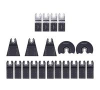 Set da 20 Lame per Seghetto Oscillante, Lame da Taglio Universali per Legno e Metallo - Acciaio ad Alta Resistenza, Compatibilità Ampia, Versatile per Progetti Fai - da - Te