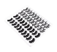 Set da 20 paia di spessore 3D da donna, pre-incollati, per feste quotidiane