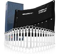 Set da 22 pezzi di HASKYY - Set di chiavi a cricchetto snodate, 8 - 32 mm