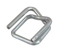Set da 250 Fibbie per Reggia da 13 mm - Qualità PRO TECPLAST BC - Fermagli autobloccanti in acciaio zincato