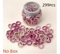 Set da 299 pezzi di elastici per capelli ad capacità - Fascie colorate ad elasticità senza danni, convenienza famiglia e confezione