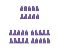 Set da 3 10 tappi per pennini professionali in silicone resistente ai graffi per touch screen a basso rumore, colore viola scuro