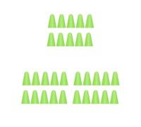 Set da 3 10 tappi per pennino, professionali, resistenti ai graffi, pratici in silicone, per touchscreen, colore: verde erba