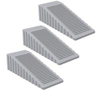 Set da 3 Fermaporta in Gomma per Pavimento - Blocca Porta Antiscivolo e Antigraffio - Ferma Finestra Trasparente per Ventilazione, Bagno, Terrazzo e Camere dei Bambini