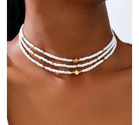 Set da 3 girocolli con perle Policloruri di vinile