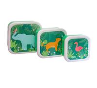 Set Da 3 Lunch Box Puckator Multicolore Con Coperchio Snap, BPA-Free