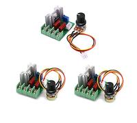 Set da 3 Moduli Regolatori di Tensione Elettronica ad Alta Potenza AC 110V-220V/25A 2000W con Dimmer per Velocità Motore e Controllo Luminosità LED