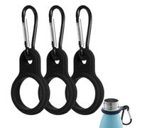 Set da 3 pezzi di cinturini con fibbia per bottiglia d'acqua in silicone, ganci portatili per bottiglia d'acqua, adatti per l'escursionismo, il campeggio, i viaggi, l'alpinismo.