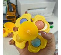 Set da 3 pezzi di giocattoli rotanti con ventosa, giocattoli per bambini, giocattoli rotanti, giocattoli sensoriali, giocattoli per l'educazione precoce, giocattoli da bagno, giocattoli per seggiolone