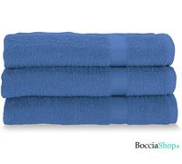 Set da 3 Pezzi Gabel Asciugamani Viso Spugna di Puro Cotone Idrofilo 60 x 100 cm