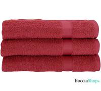 Set da 3 Pezzi Gabel Asciugamani Viso Spugna di Puro Cotone Idrofilo 60 x 100 cm