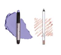 Set da 3 pezzi Julep Beauty Bundle: ombretto 101 Crme-to-Powder Stick in Lavender Matte e matita eyeliner When Pencil Met Gel Longwear in Nude Sh