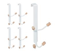 Set da 30 ganci da porta Appendini salvaspazio 5 kg 110 g Ganci da appendere
