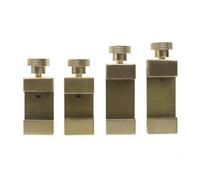 Set da 4 blocchi di posizionamento in metallo con righello in acciaio, blocco di misura in ottone regolabile for la calibrazione del parallelismo