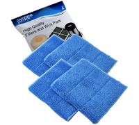 Set Da 4 Coprimop Lavabili Blu In Microfibra Per HAAN Serie BS FS HS MS SI SV