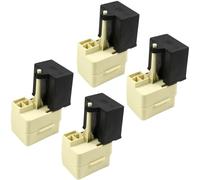 Set Da 4 HQRP Relè Avviamento PTC Compressore+Capacitore Per Kenmore W10613606