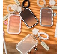 Set da 4 pezzi 11cm*6.8cm, porta tessere con forme asimmetriche e diversi stili e fantasie, inclusi portacarte a forma di stella, portacarte per autobus ecc, adatti come regalo per studenti per il rit