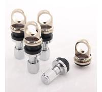 Set da 4 pezzi 4 tappi Valvole Cerchi con sede aggancio TPMS sensore holder v2