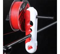 Set da 4 pezzi Avvolgifilo portatile per la pesca, Bobine girevoli regolabili per l'avvolgimento della lenza per canna da pesca, mulinello, attrezzatura per pesca alla carpa 1 PZ,1 pz rosso e nero,1 p