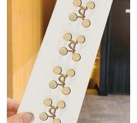Set da 4 pezzi di accessori per il controllo della vita regolabili e invisibili, fermagli per bottoni, accessori per abbigliamento dimagrante (escluso cartone) Tagli Unica,2 pz,Grande oro 4 pezzi,6 pe