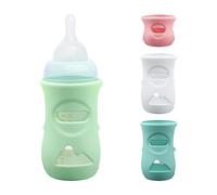 Set Da 4 Pezzi Di Coperchio Per Biberon Semplice, Coperchio Per Biberon In Silicone Antiurto, Coperchio Protettivo Per Biberon, Coperchio Per Biberon In Vetro Infrangibile.