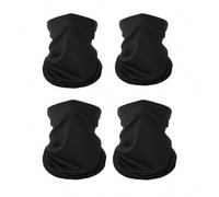 Set da 4 pezzi di protezione solare anti-UV 45x24,5 cm, coprivolto sportivo, fascia antisudore, sciarpa parasole, fasce per la testa per ciclismo, sci, escursionismo, pesca, scaldalcollo multifunziona