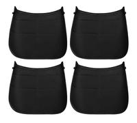 Set da 4 pezzi, per uso in salone, cintura regolabile in vita, grembiule professionale da parrucchiere con tasche multiple, grembiule impermeabile in nylon a mezza vita, borsa porta attrezzi da